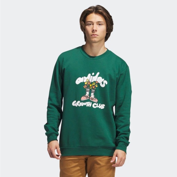 Men’s Adidas size, large green pullover sweatshirt - Picture 1 of 13